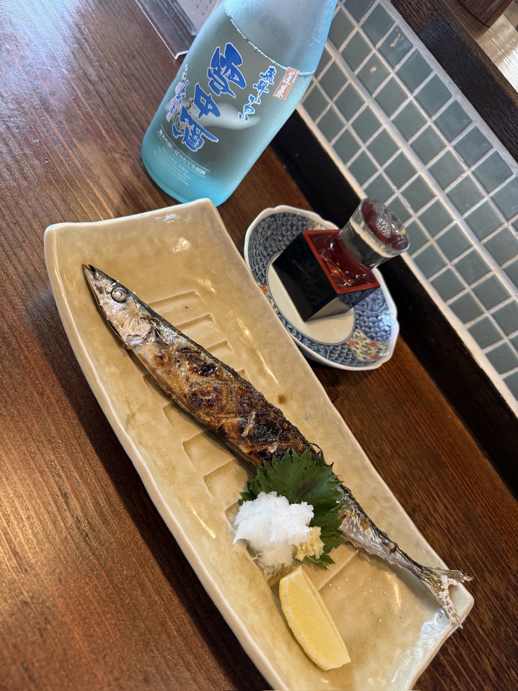 秋刀魚の塩焼き