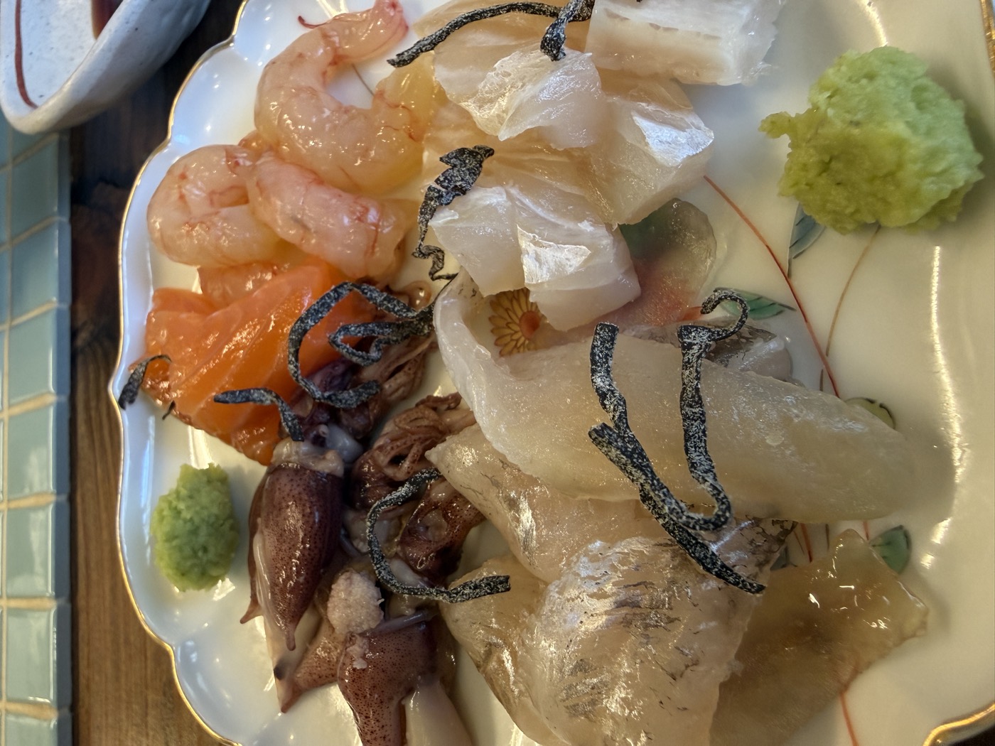 刺身の盛り合わせ
